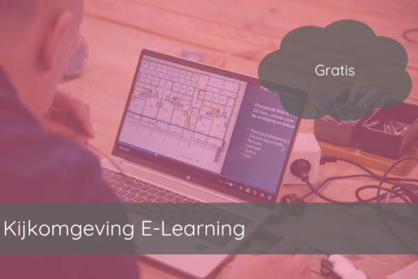 De kijkomgeving van onze E-Learnings