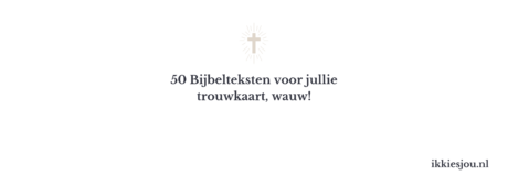 Bijbeltekst-trouwkaart