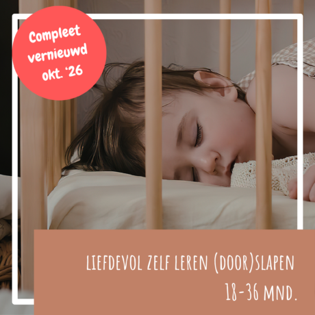 online training liefdevol zelf leren (door)slapen voor dreumes en peuter