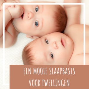 Een mooie slaapbasis voor tweelingen