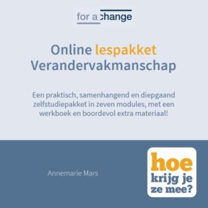 Online lespakket Verandervakmanschap