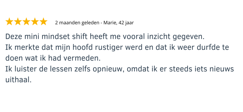 ervaring Marie
