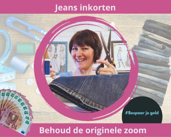 #05 Gratis proefles: Jeans inkorten en originele zoom behouden
