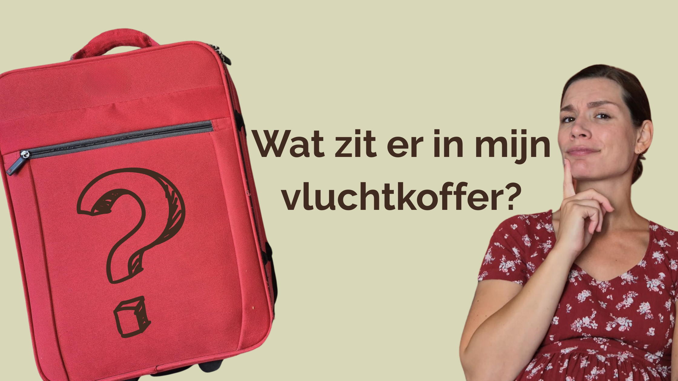 minimalistische vluchtkoffer