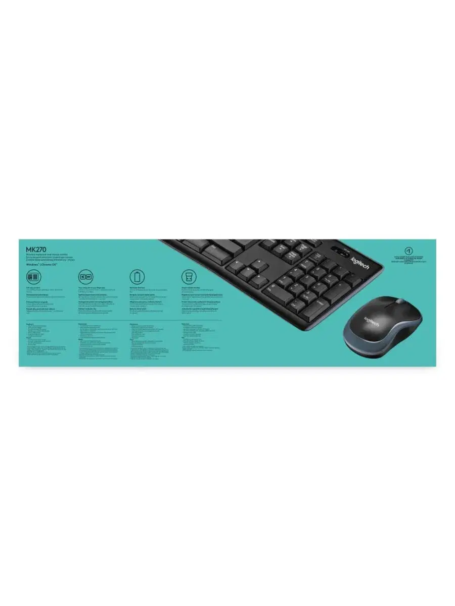 Logitech MK270 | Draadloze Muis en Toetsenbordcombo | QWERTY - Afbeelding 5