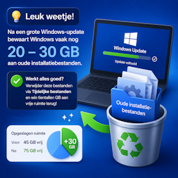 Installatiebestanden van Windows verwijderen