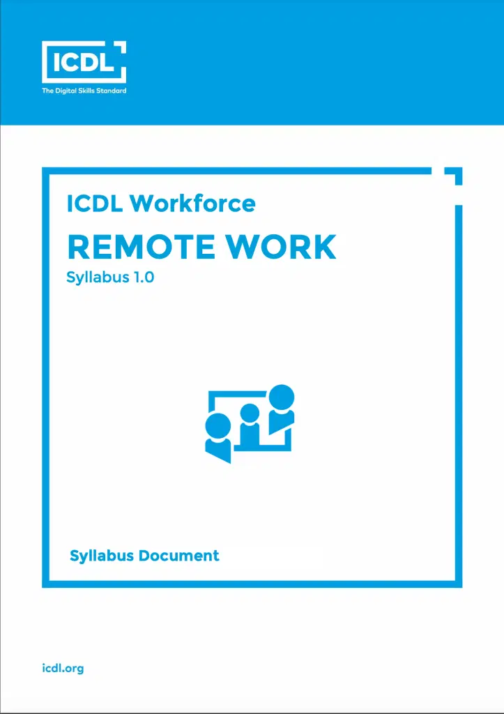 Remote Work ICDL Syllabus