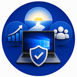 Pictogram bij de conclusie over een kennisbankartikel over Windows 10 en Windows 11