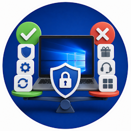 Pictogram dat weergeeft wat er in de nieuwe updates van Windows 10 nog blijft