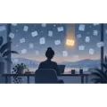 Illustratie van een silhouet omringd door gloeiende meldingsicoontjes, waarvan er één wordt uitgelicht, als beeld voor het herkennen van een belangrijke datalekmelding