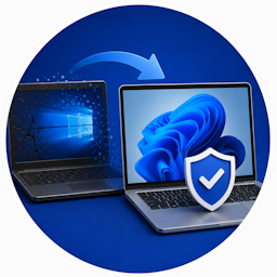 Pictogram dat symboliseert dat het verstandig is om over te stappen naar Windows 11