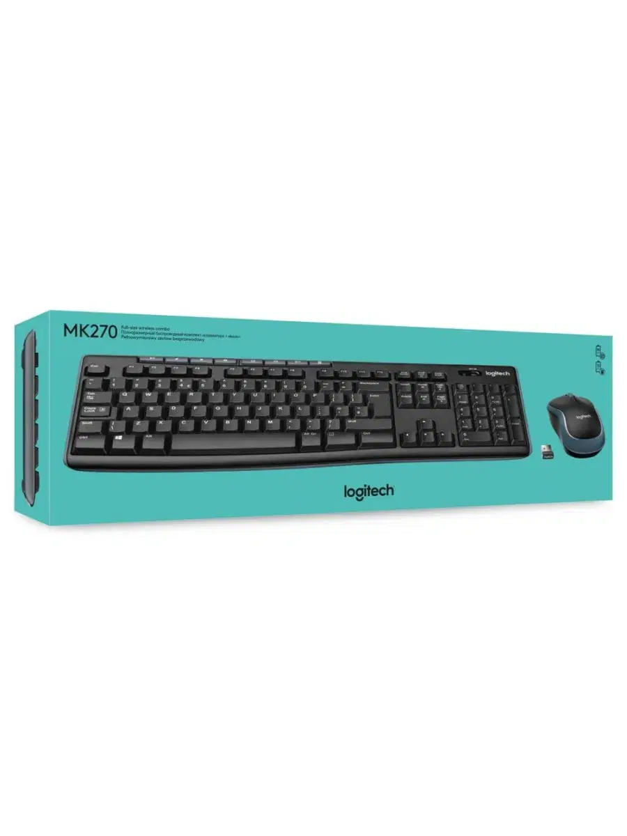 Logitech MK270 | Draadloze Muis en Toetsenbordcombo | QWERTY - Afbeelding 7