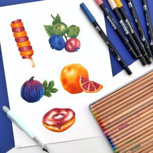 08.11.25 | Workshop Tombow 'Food & snacks illustraties' | 13:30 - 16:00 uur
