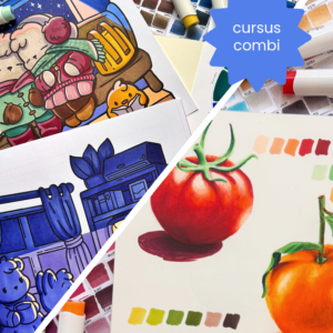 Combi-deal Tekenen met alcohol markers en Cosy Coloring