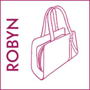 Robyn -  kadertas met asymmetrische schouderriemen