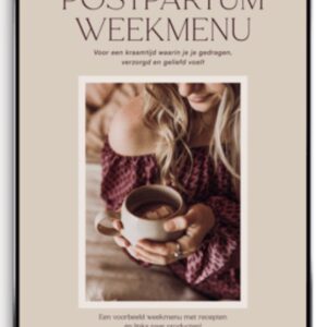 Postpartum weekmenu